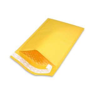 EcoSwift Self-Seal Kraft Gold Bubble Mailers #CD - 7 1/4 x 8"