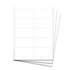 Laser Labels - White, 4 x 2" (10 Labels per Sheet)