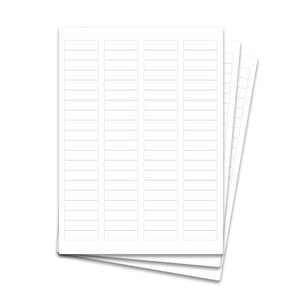 Laser Labels - White, 1 3/4 x 1/2" (80 Labels per Sheet)