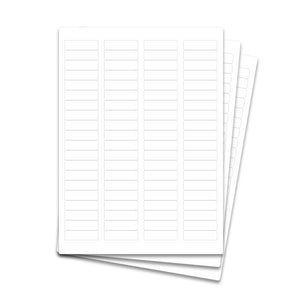 Laser Labels White 1 3/4 x 1/2 quot (80 Labels per Sheet) EcoSwift Laser Labels White 1 3/4 x 1/2 quot (80 Labels per Sheet) EcoSwift